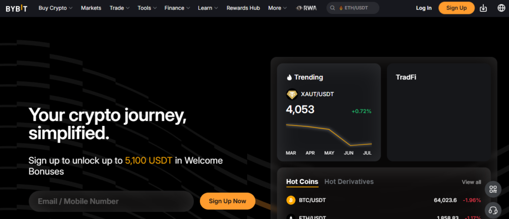 Bybit Review Website