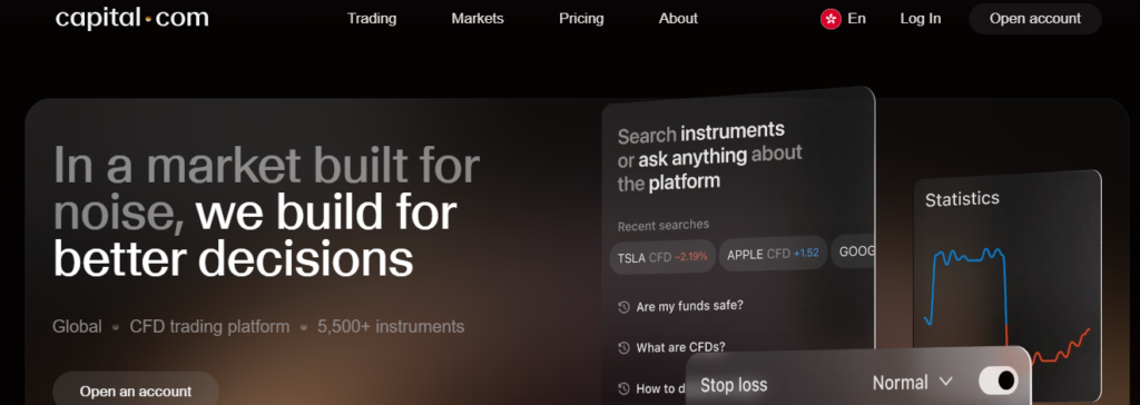 Capital.com Website