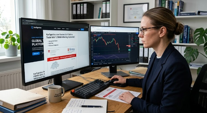 Karfigestsa.com Review: Is It Safe to Trade With? (FINMA Warning Explained)