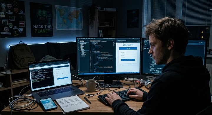 How a Scammer Website Actually Gets Built