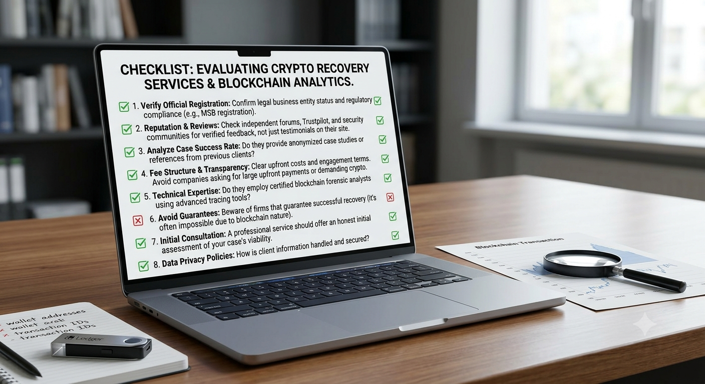 How to Evaluate Legitimate Crypto Recovery Companies and Cryptocurrency Services